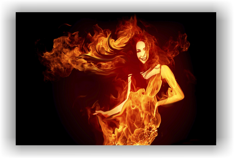 tablou bar & club - fire girl